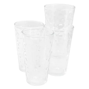 Gibson Gibson Home Bubble Glass Tumbler Set - 4 Piece, 16 Oz