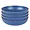 Gibson Gibson Home Rockabye 4-Piece Melamine Bowl Set - Blue