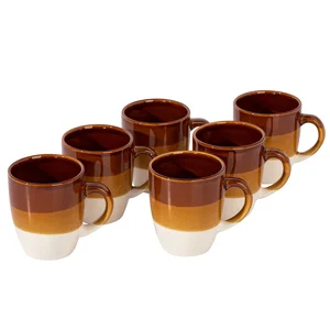 Gibson Gibson Home Yellowstone Stoneware Mug Set - 6 Piece