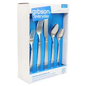 105921.20 | Gibson Home Prato 20-Piece Stainless Steel