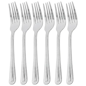 Gibson Gibson Home Tustin 6 Piece Flatware Fork Set - Silver