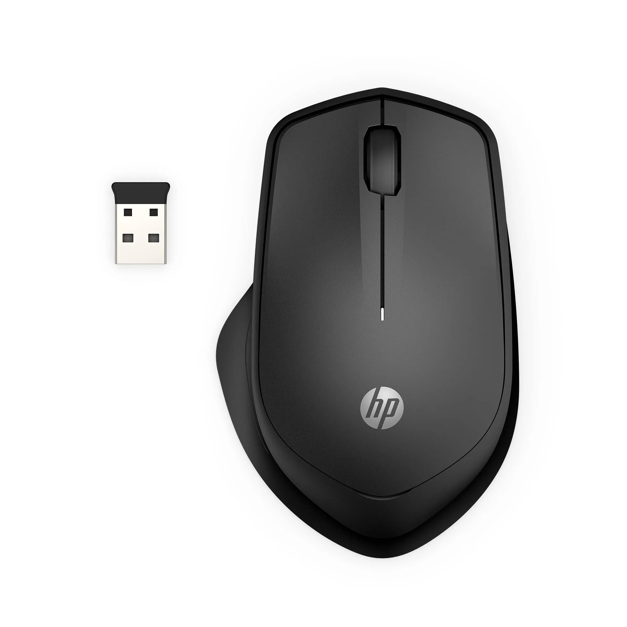 Hp 19U64AA#ABL Hp 280 Wireless Silent Black Mouse With Ergonomic Desig