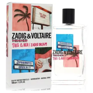 Zadig 565288 Eau De Parfum Spray 3.4 Oz