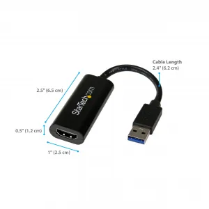 Startech USB32HDES Usb 3.0 To Hdmi Adapter 1920x12001080p2ch Audio - F