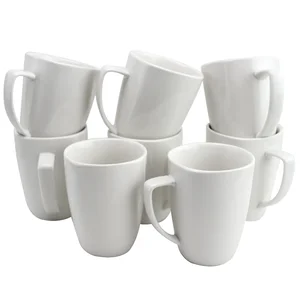 Gibson Gibson Home Zen 12 oz. Square Ceramic Mug Set - 8