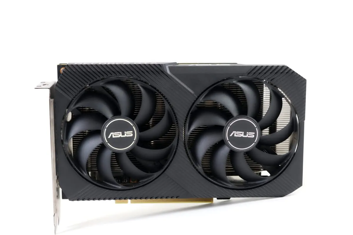 Asus DUAL-RTX3060TI-O8G-MINIV2 Geforce Rtx 3060 Ti V2 Mini Oc 8gb Gddr