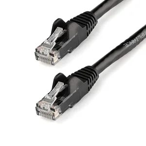 Startech 2ft CAT6 Ethernet Cable - Black Snagless Gigabit -