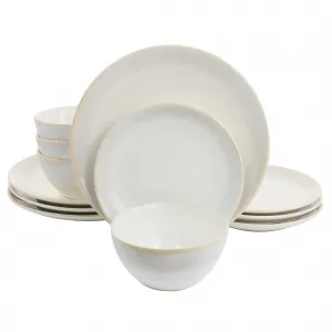 Gibson 120396.12 Ms 12pc Dinnerware Taupe