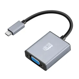 Adesso AUH-5040 Usb-c To Vga Adapter - 1080p Compact Converter