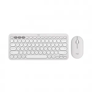 Logitech 920-012198 Pebble 2 Wireless Keyboard And Mouse Combo - White