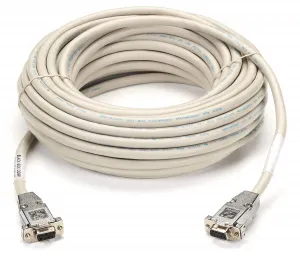 Black EYN257T-0050-FF 50ft Db9 Female-female Shielded Null Modem Cable