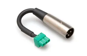 Hosa 0077-0725 Phx3f To Xlr3m Adapter - 6-inch Connection Cable