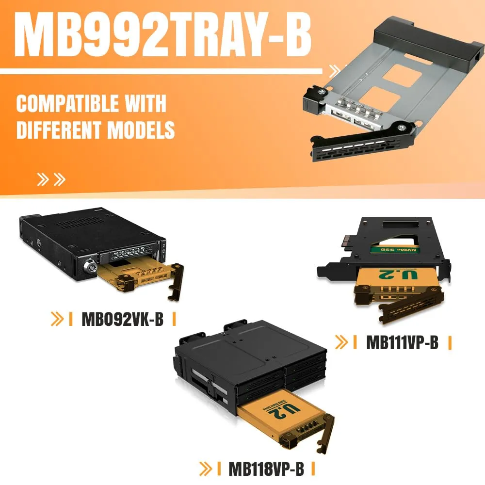 Icydock MB092VK-B Icy Dock Tougharmor Mb092vk-b - Rugged Nvme Drive Ca