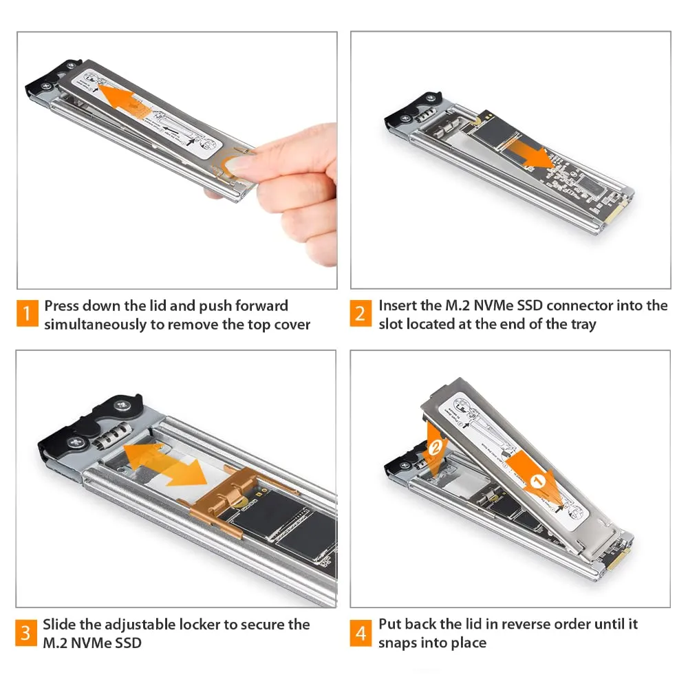 Icydock MB842MP-B Icy Dock Tougharmor Mb842mp-b: 2-bay M.2 Nvme Rack