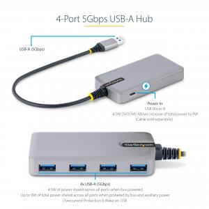 Startech 5G4AB-USB-A-HUB 4-port Usb-a Hub 5gbps Laptop