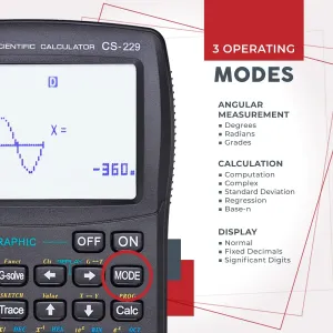 Adesso CS-229B Ac Cs-229b Scentific Graphic And Engineering Calculator