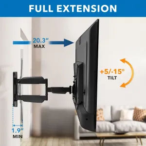 Mount-it! MI-14002 Mi 14002 Full Motion Tv Wall Mount For 32 To 55 Inc