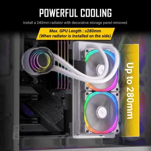 Antec NX416L WHITE Nx416l White Mid-tower Atx Gaming Case