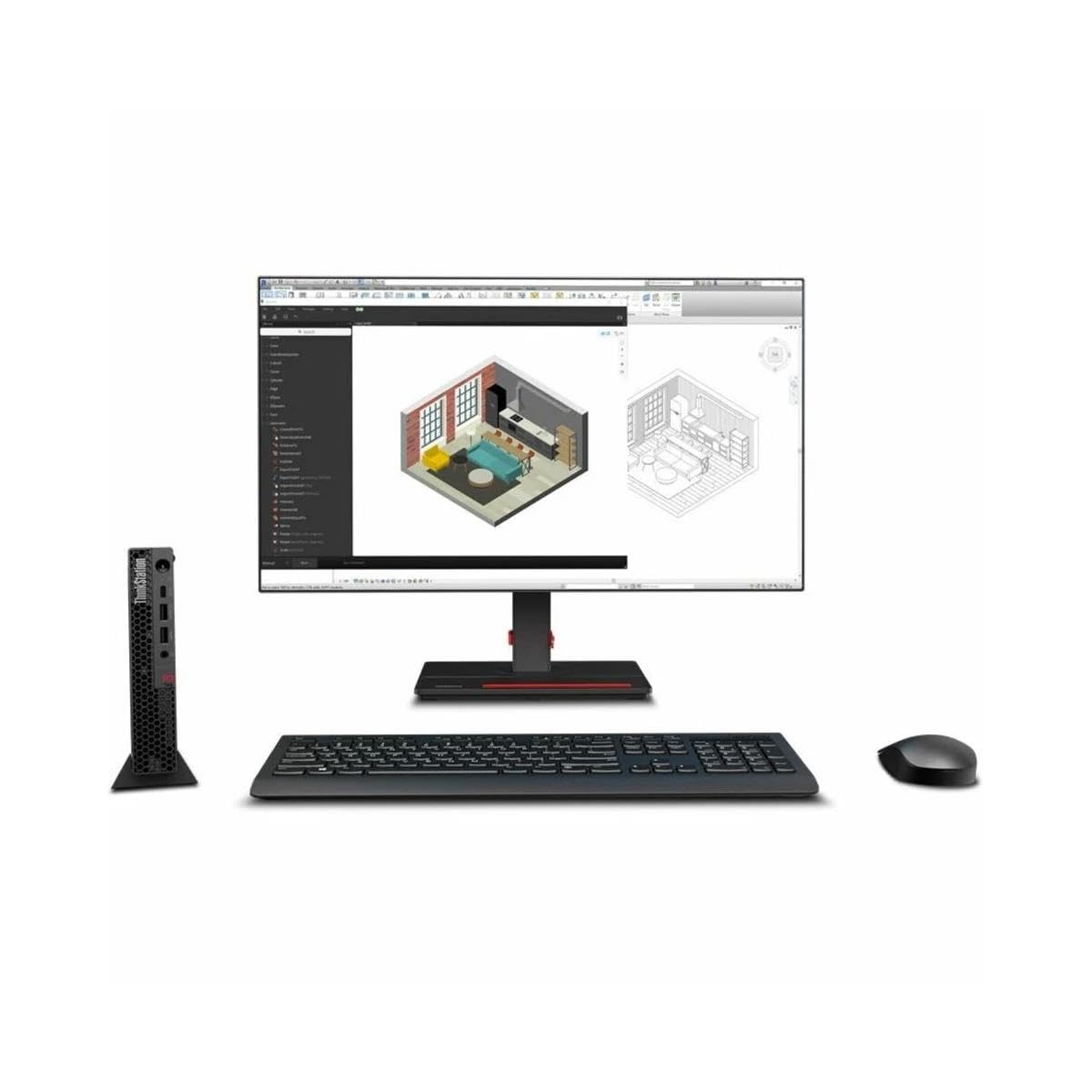 Lenovo 30H0004CUS Thinkstation P3 Tiny, Intel Core I7-13700 Vpro (e-co