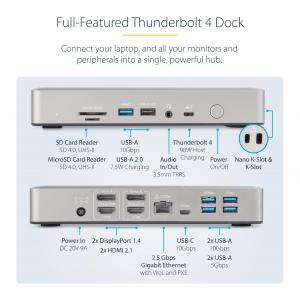 Startech 132N-TB4USB4DOCK Ac 132n-tb4usb4dock Thunderbolt 4 Multi-disp