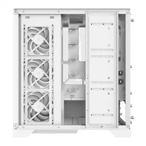 Adata 75261379 Invader X White Mid-tower Atx Pc Case Bezel-less Temper