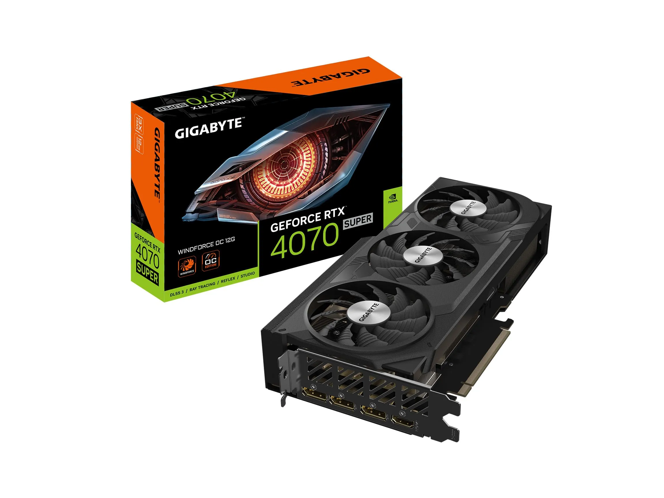 Gigabyte GV-N407SWF3OC-12GD Vcx Gv-n407swf3oc-12gd Geforce Rtx 4070 Su