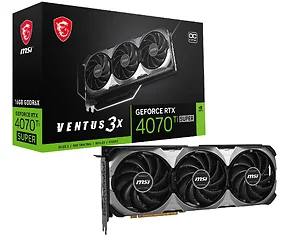 G407TS16V3C | Msi RTX 4070 Ti SUPER 16GB VENTUS Graphics