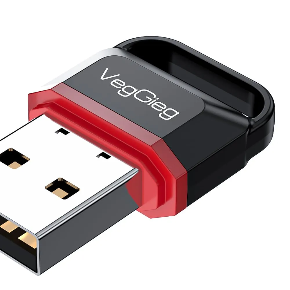 Veggieg V-UB502 Bluetooth 5.0 Adapter For Pcs, Laptops  Peripherals