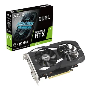 DUAL-RTX3050-O6G | Asus Dual GeForce RTX 3050 6GB OC Edition