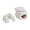N238-025-WH-6A | Tripp Lite CAT6 KEYSTONE JACK 4PPOE COMP