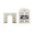 N238-025-WH-6A | Tripp Lite CAT6 KEYSTONE JACK 4PPOE COMP