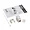 N238-025-WH-6A | Tripp Lite CAT6 KEYSTONE JACK 4PPOE COMP