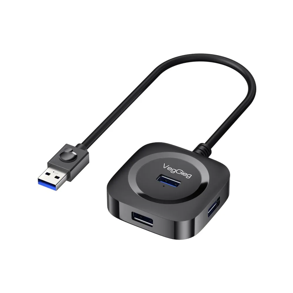 Veggieg V-U342 3.3ft Usb 3.0 Hub - Multi Port Expander