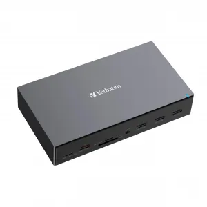 Verbatim 32172 , Usb-c, Rpro Docking Station, 17-in-1, 3 High-res Hdmi