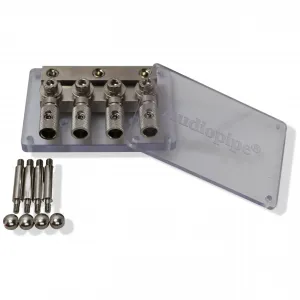 Audiopipe PB30444RGT 4-way Negative Distribution Block For Audio Syste