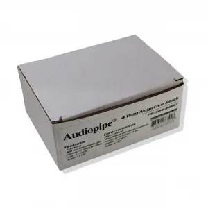 Audiopipe PB30444RGT 4-way Negative Distribution Block For Audio Syste