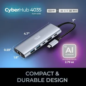 Adesso AUH-4035 Usb C 6in1 Docking Station