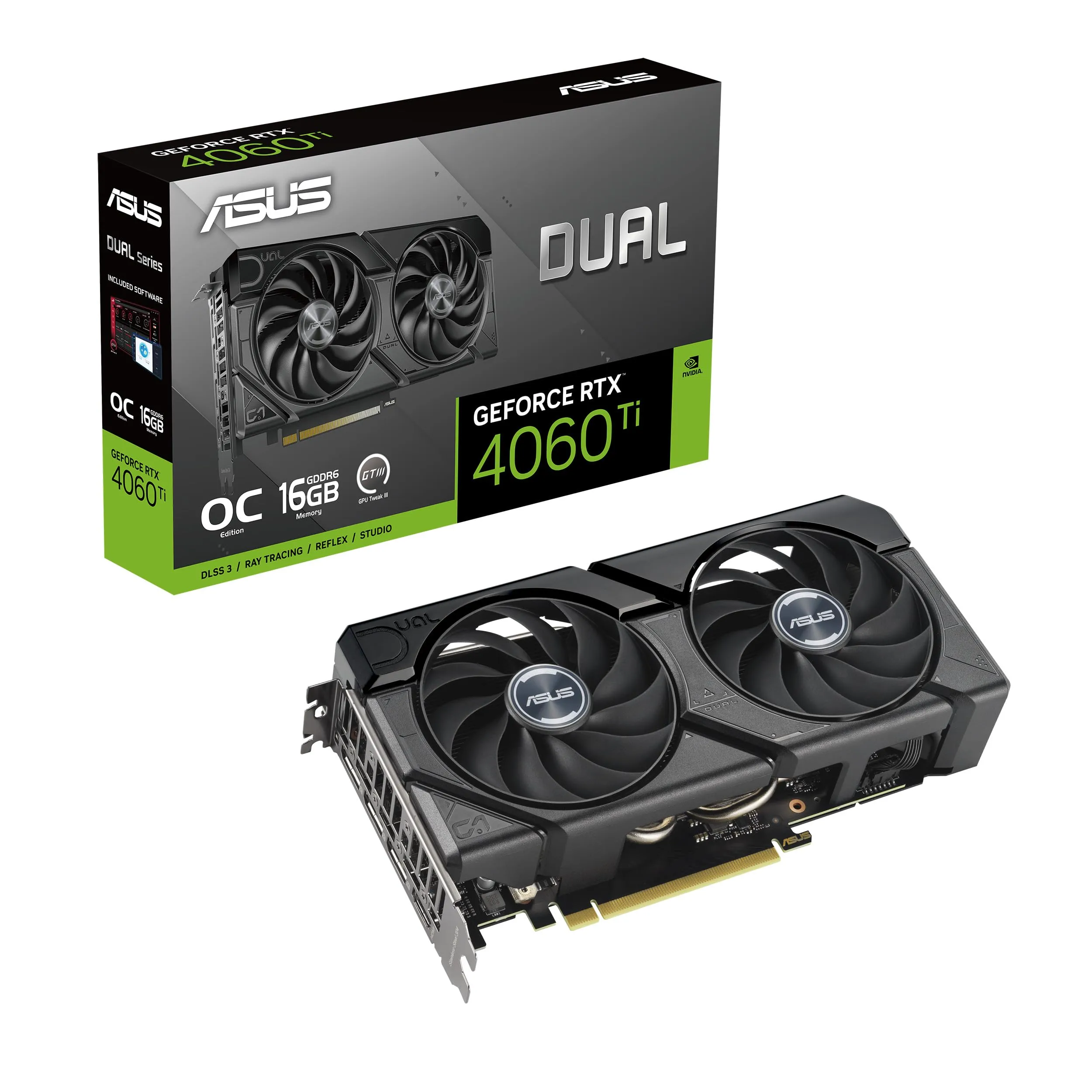 Asus DUAL-RTX4060TI-O16G-EVO Vcx Dual-rtx4060ti-o16g-evo Geforce Rtx 4