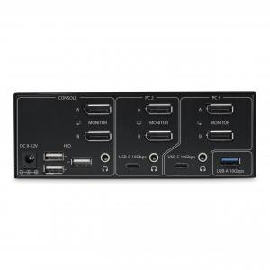 Startech P2CDD143-KVM-SWITCH Swt P2cdd143-kvm-switch 2pt Dual-monitor 