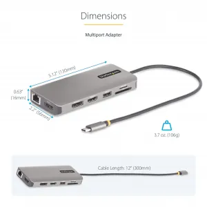 Startech 154B-USBC-MULTIPORT Usb-c Multimonitor Adapter Hdmi