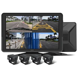 Adesso 4 Channel Commercial Truck Dash Cam with Night Vision