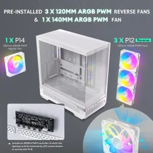 Antec C7 ARGB W C7 Argb Mid-tower Pc Case With Gpu Support