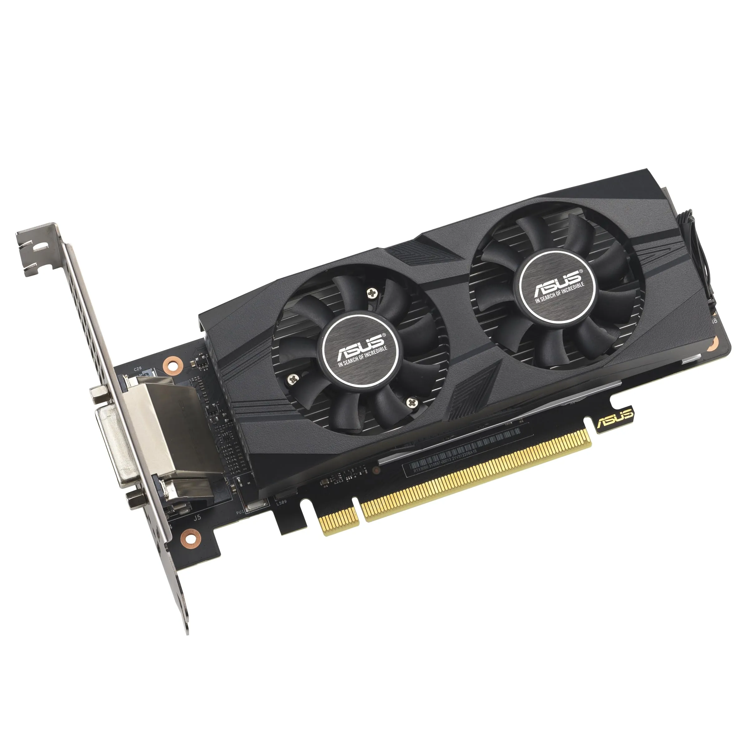 Asus RTX3050-O6G-LP-BRK Geforce Rtx 3050 Lp Oc 6gb Gddr6 Graphics Card