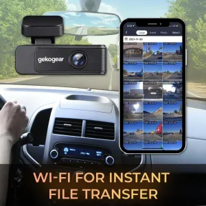 Adesso ORBIT D410 4k Dual Front And Rear Dash Cam With Gps Logging