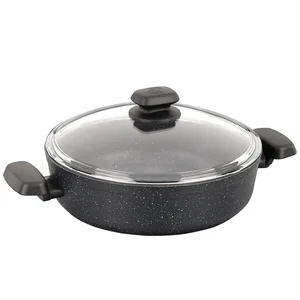 Korkmaz Korkmaz Ornella 10 Inch Non-Stick Low Casserole