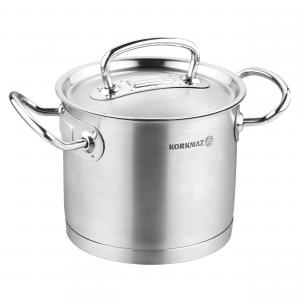 Korkmaz A1166 Proline 9l Stainless Steel Deep Casserole With Lid