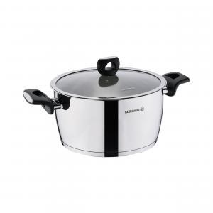 Korkmaz A2992 Nora Stainless Steel Casserole Set With Lid - 3.5l