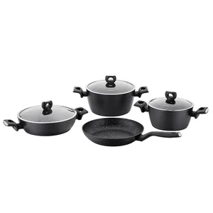 Korkmaz Korkmaz Nora Nonstick Aluminum Cookware Set - 7
