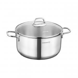 Korkmaz A1572 Perla 8.5l Stainless Steel Casserole With Lid