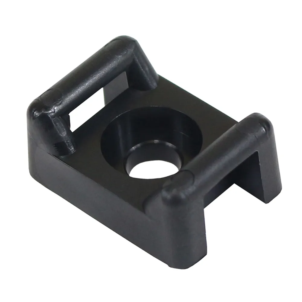 Pacer CTM3S10BK-100 Pacer Cable Tie Mounts - 10 Screw - Black - 100 Pa